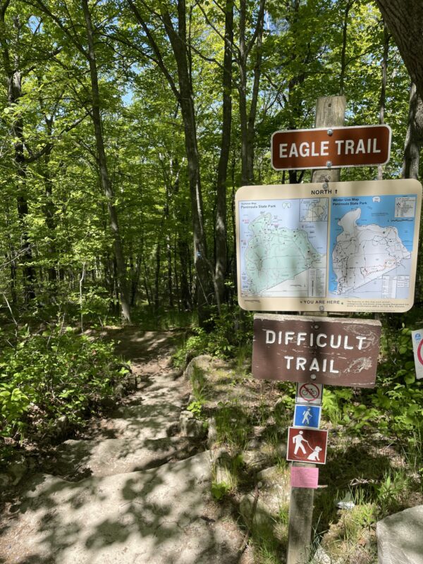 Eagle Trail door county hiking
